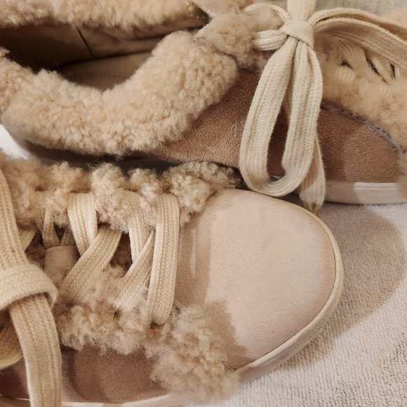 Michael Kors Fur Lined Sneakers 8 - Picture 4 of 6
